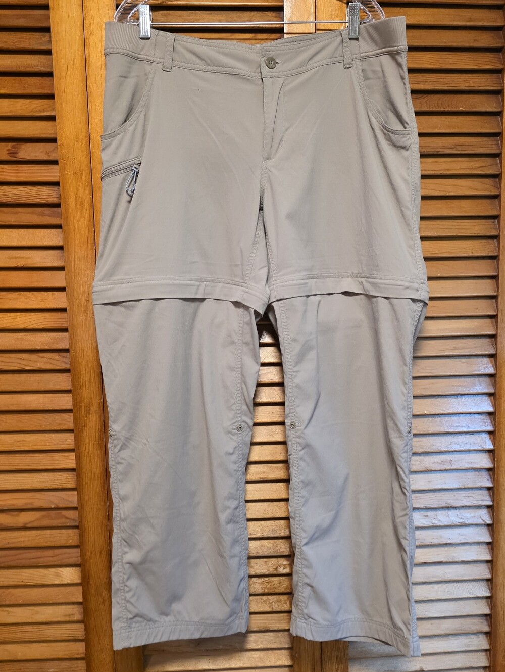 World Wide Sportsman Convertible Tech Pants Womens 16 Roll Up Zip Off Fishing